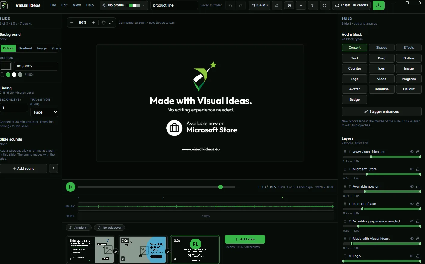 Visual Ideas screenshot 1